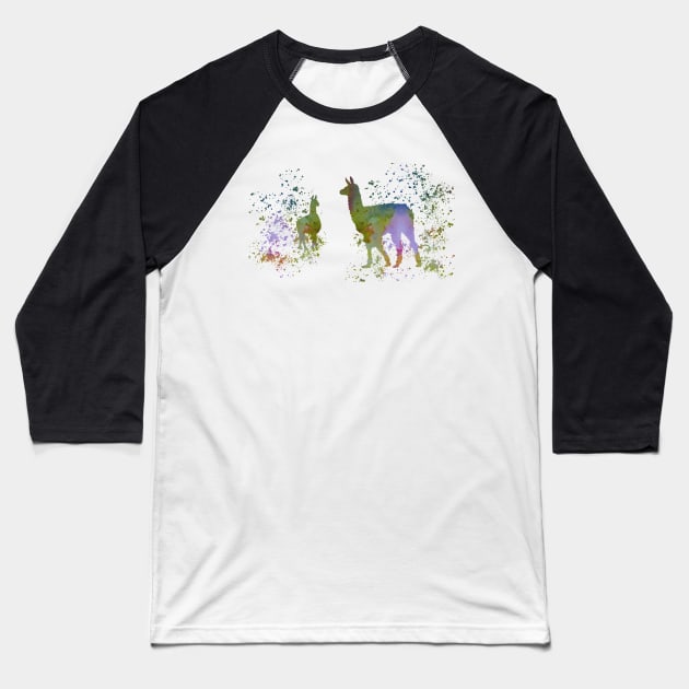 Llamas Baseball T-Shirt by BittenByErmines